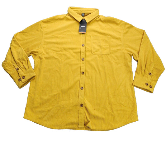 Tacvasen womens corduroy button up dress shirt sz X-large