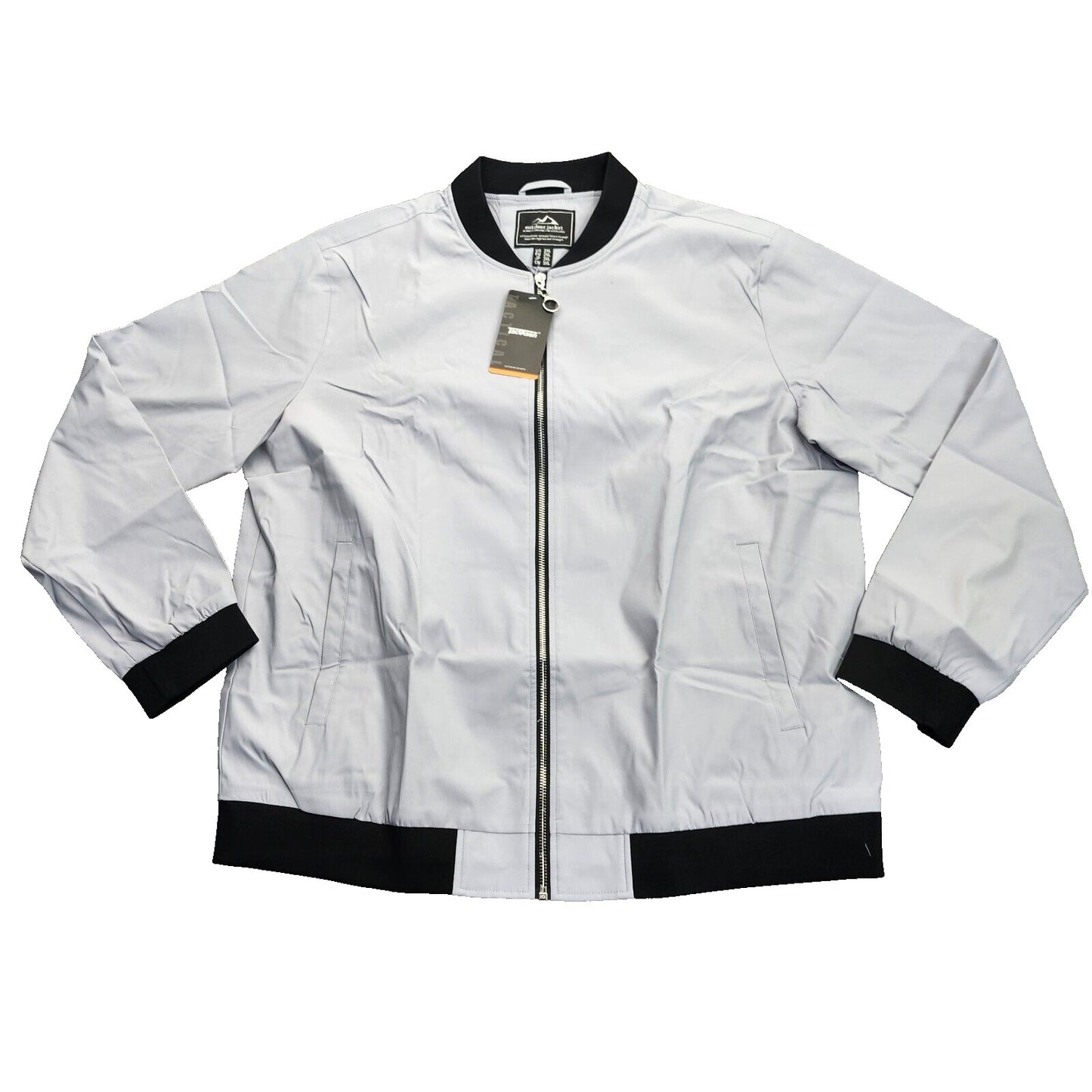 TACVASEN Outdoor Jacket Women Lightweight Windbreaker Waterproof Rain Jacket 2XL