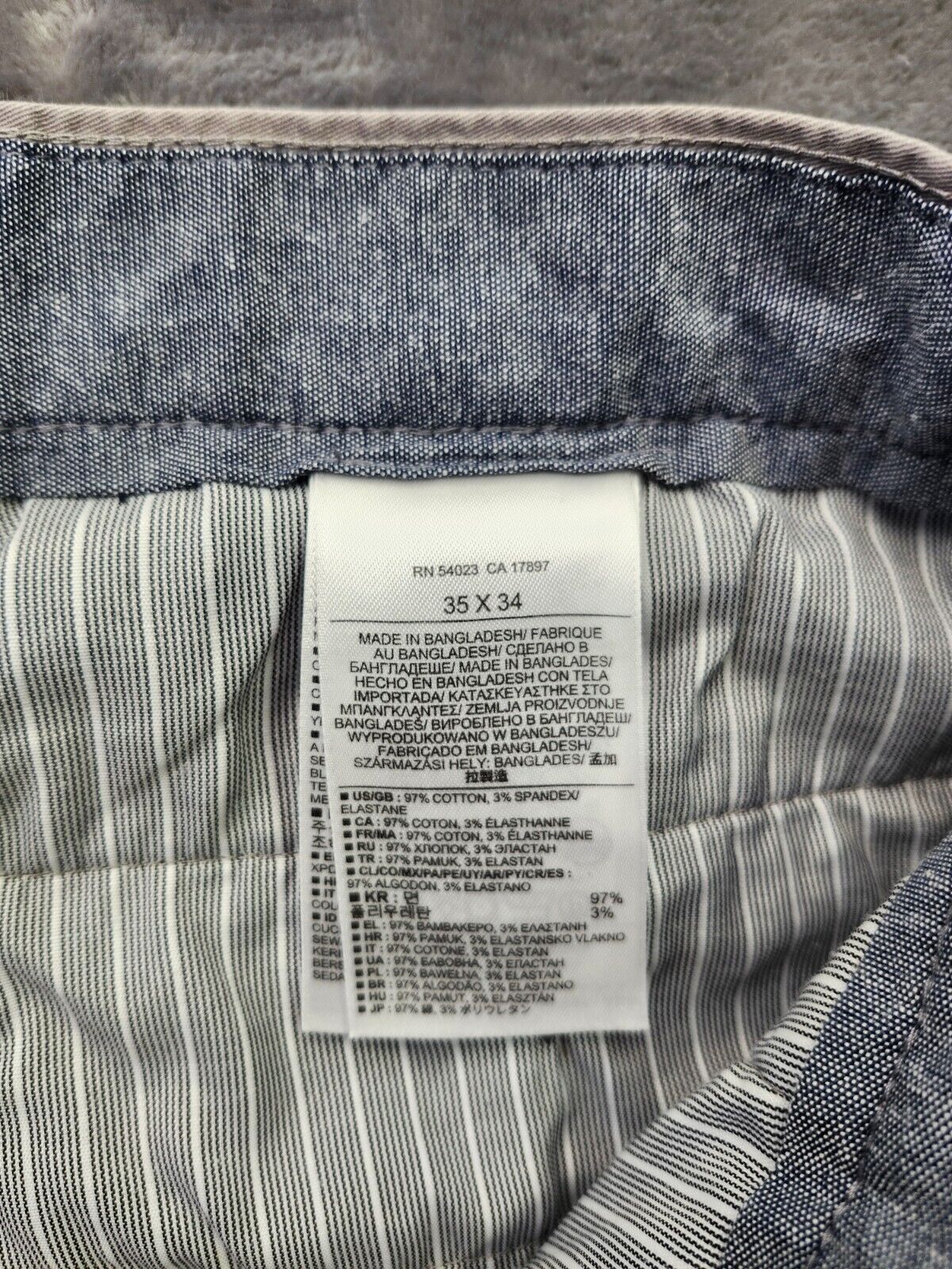 Banana Republic Pants Men's Size 35X34 Tan Fulton Skinny Business Casual Chino