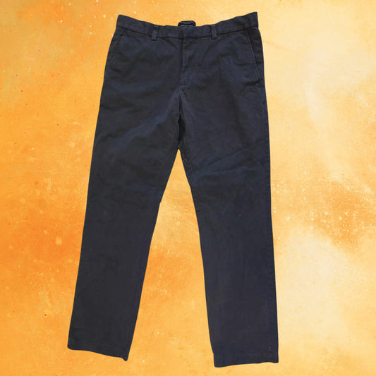 Banana Republic Alden Chino 33x34 Gray Cotton Pants