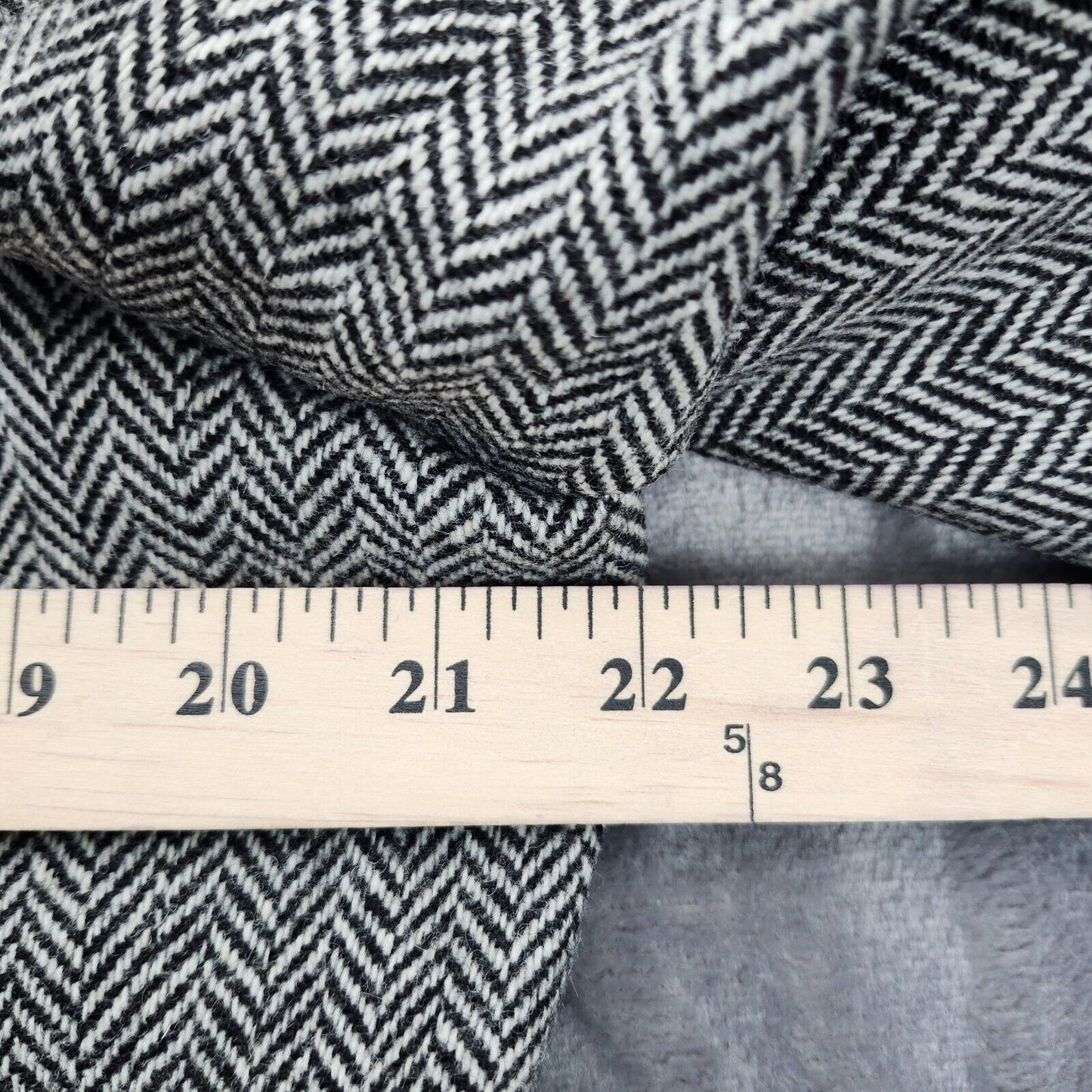 Lauren Ralph Lauren Classic-Fit Wool Suit Jacket Black/White Herringbone 44L NWT