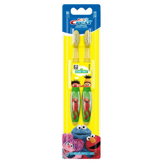 Crest Sesame Street Manual Kids Toothbrush 2 Count By Crest Bert Ernie
