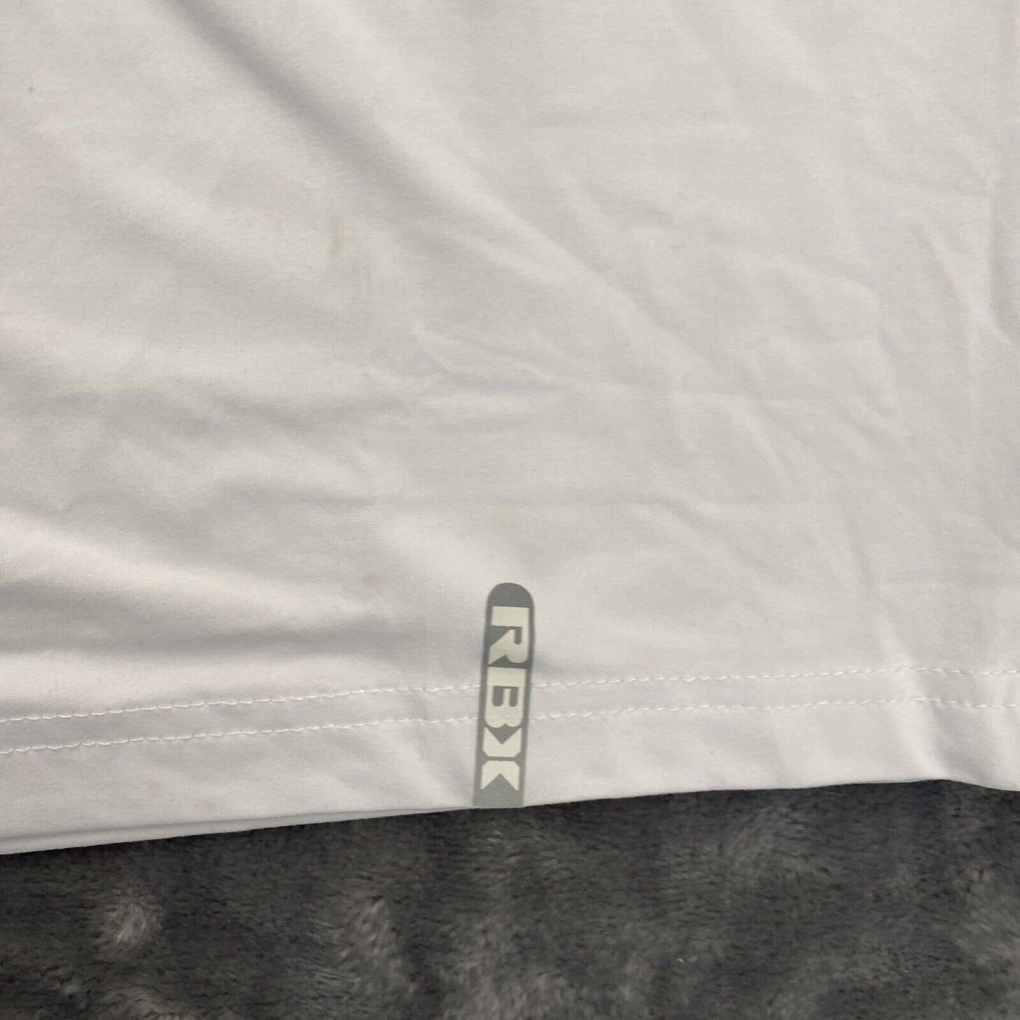 RBX Mens Ultra Soft Short Sleeve Sleepwear T-Shirt M White V Neck