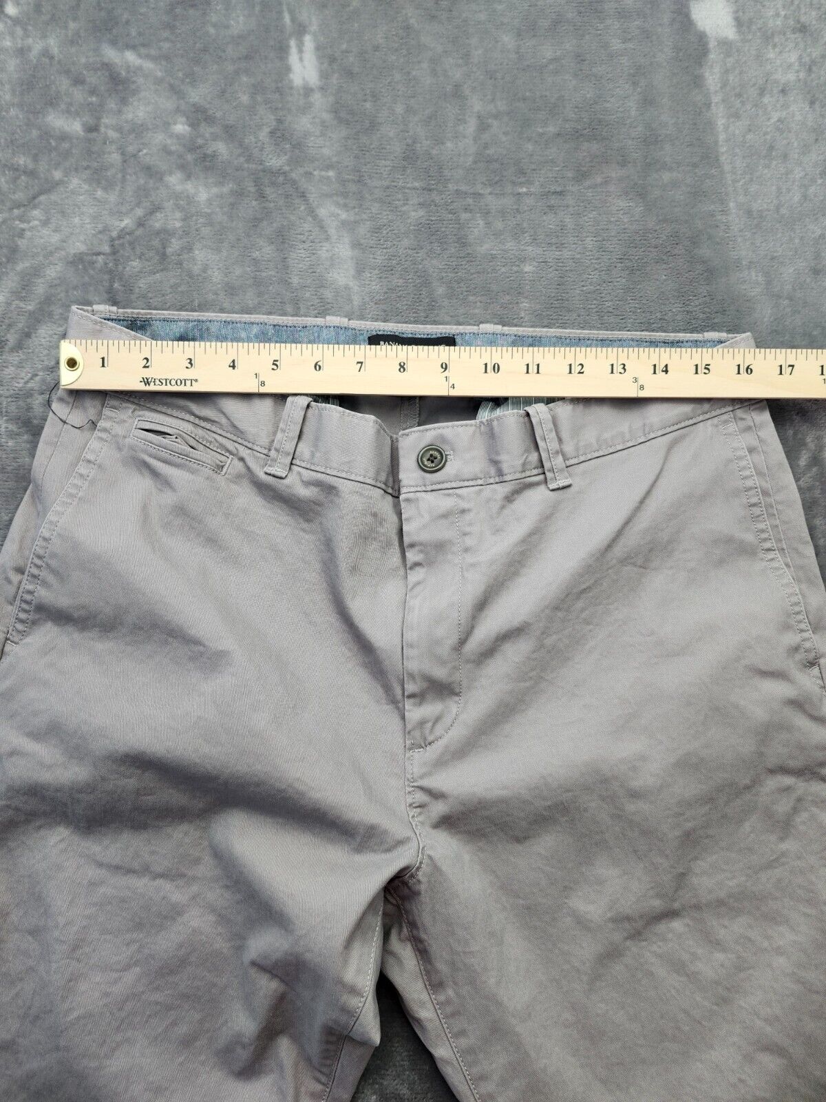 Banana Republic Pants Men's Size 35X34 Tan Fulton Skinny Business Casual Chino