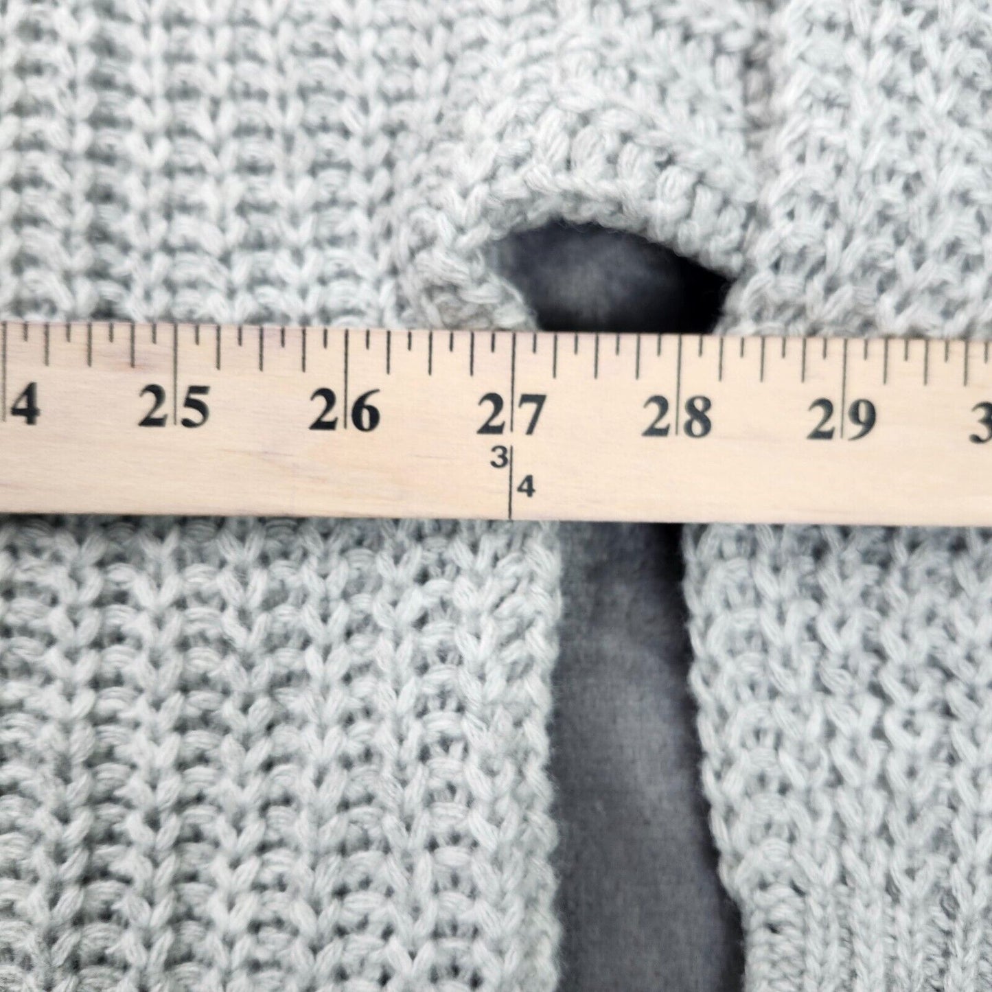 CUPSHE Womens Grey Off-Shoulder Long Sleeve Oversized Sweater XL