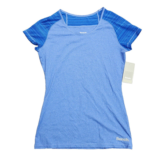 Bench Urban Wear Womens Blue Athletic Fit T-Shirt Size Small
