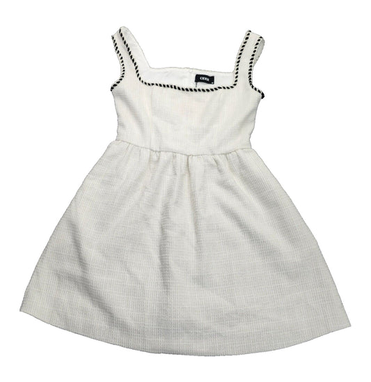 CIDER Womens Mini Sun Dress Tea Party Dress Square Neck sz Medium