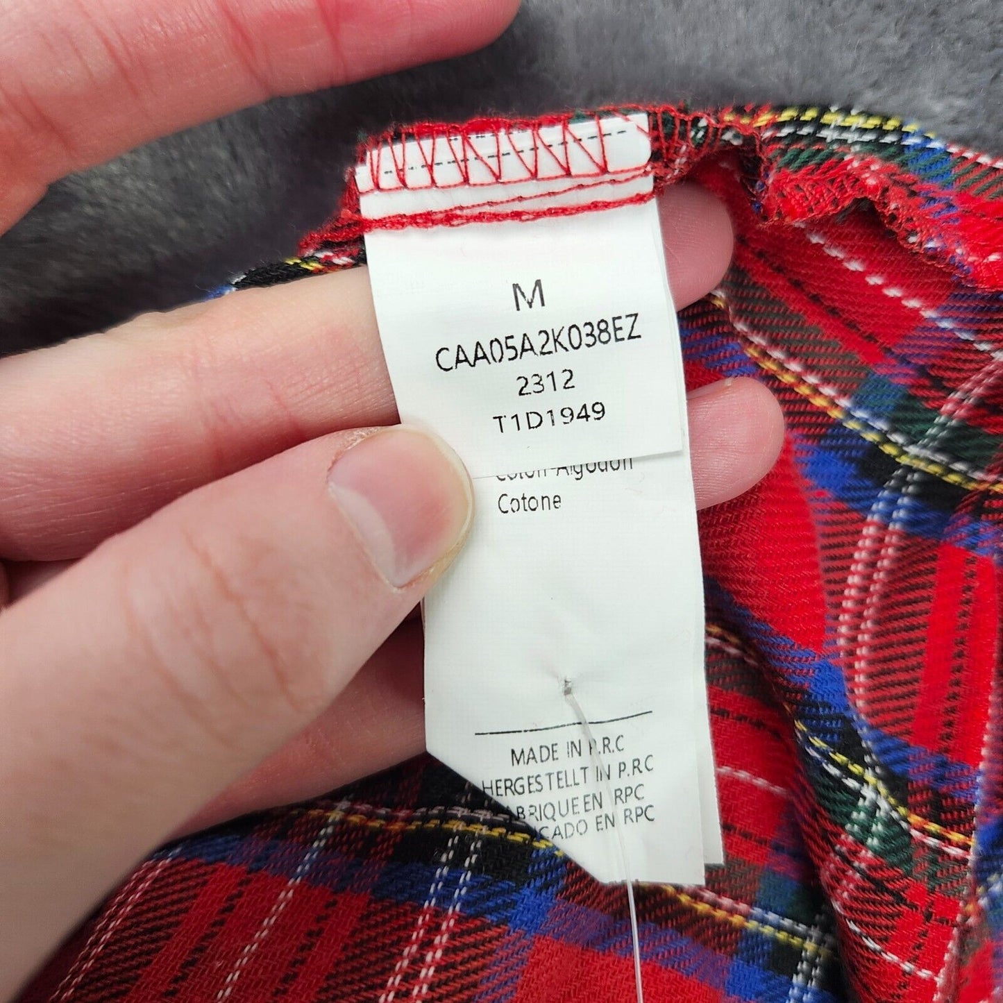 CUPSHE NWT Abigai Belted Tartan Plaid Maxi Christmas Dress Size M