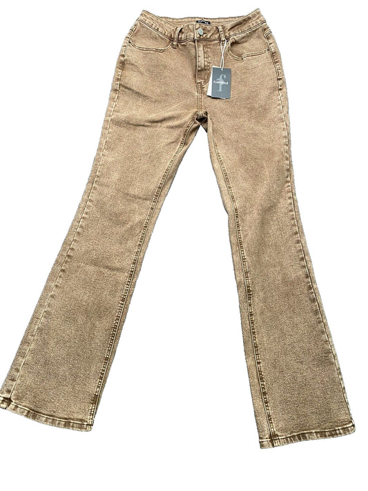 Flamingals Jeans Brown Casual Denim Jeans Medium