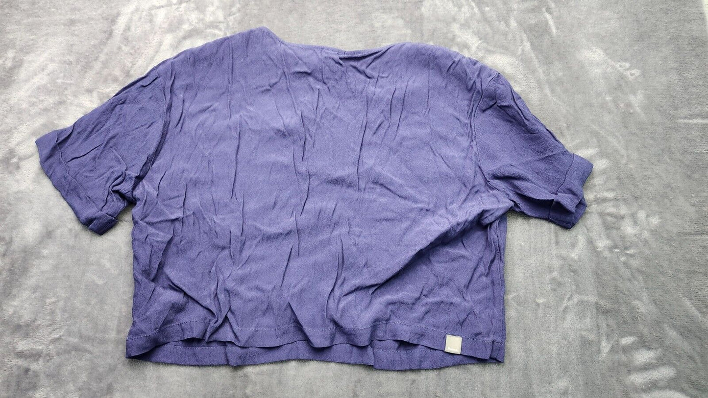 Bench Urban Wear Womens T-Shirt Size Crop Small Blue