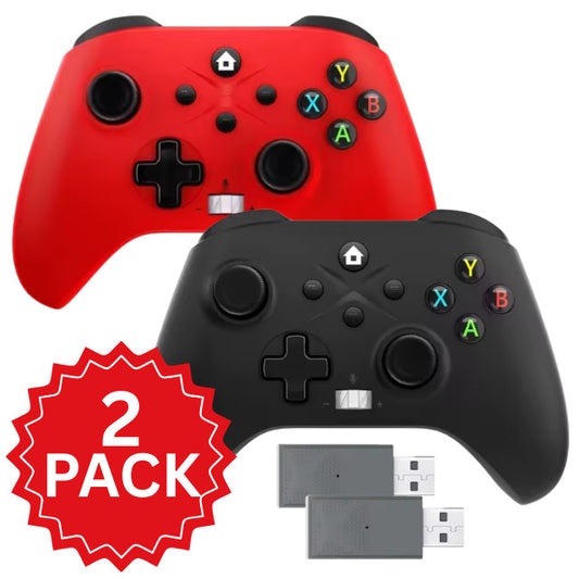 2pack Wireless Controller For Xbox One /S/X  Windows  10/11 2.4G Adapter