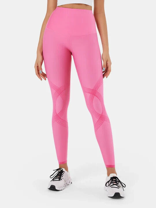 Fanka Body Sculpt Lift n Curve Leggings (Reversible Wear) Sugar Pink LG
