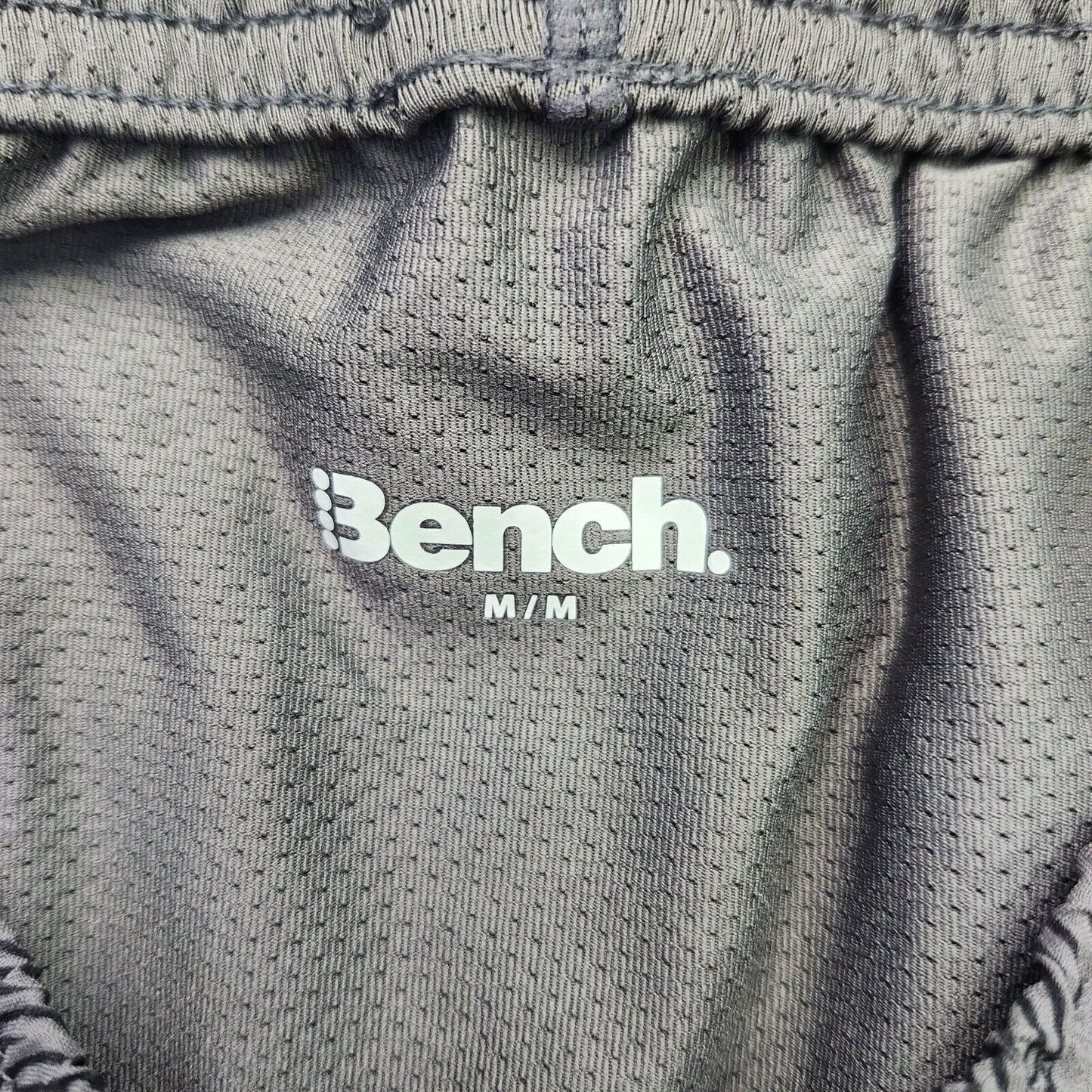 NWT Bench Urban Wear Unisex Loose fit Active shorts Size Medium Grey Topo map